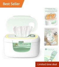Luxury Baby Wipe Warmer: 100 Wipe Dispenser with Top-Heating  Moisture Lock