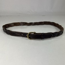LIMITED Linked Brown Genuine Leather Belt - Women's Size 30