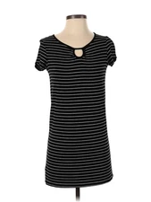 Ruby Ribbon Women Black Short Sleeve T-Shirt XS