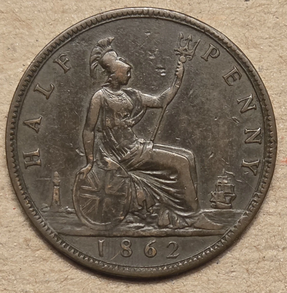 1862 Year UK Half Pennies for sale | eBay