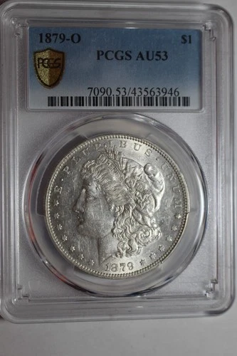 1879 O Morgan Silver Dollar PCGS AU53