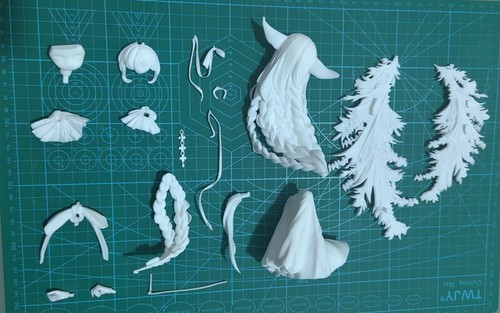 Resin Figure Kit 1/7 Baby Goat Garage Resin Model Kit - Picture 6 of 7