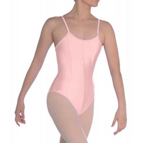 Brand New Ladies Girls Camisole Leotard White Pink Ballet Tap Gym Dance Mandy