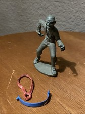 Vintage 1950s Peco Vinyl Pirate Figure, Captain Morgan with 2 Accessories