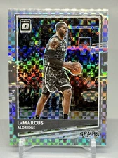 2020-21 Donruss Optic LAMARCUS ALDRIDGE #71 Checkerboard Prizm SSP Spurs