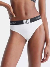 NWT Calvin Klein Women's X-LARGE 1996 Cotton Stretch Modern Thong QF7221-110
