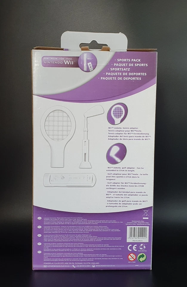 Brand New Nintendo Wii Sports Packs Tennis Racket And Golf Club Not Official.1.1 - Image 2 of 3