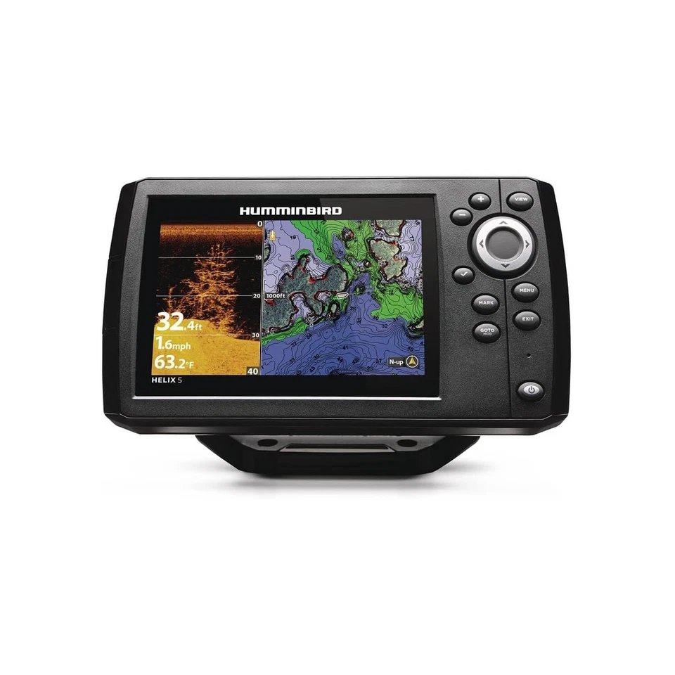 Humminbird HELIX 5 Fishfinder CHIRP DI GPS G3 & XNT-9-HW-T Transducer - 411670-1 - Image 4 of 4