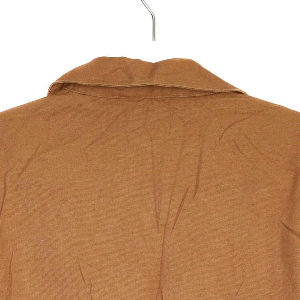 Chaqueta Matix Para Hombres Poliéster Caramelo Bolsillos con Cremallera Completa Cuello Mangas Largas Talla S Foto 4 de 4