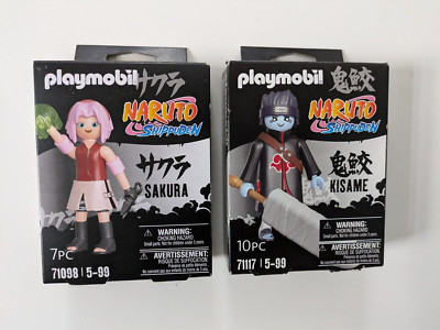 Playmobil 2 Naruto Shippuden Figuren  NEU   71117 71098 Sakura Kisame