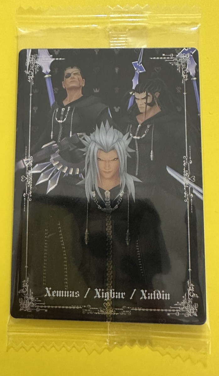 Xeminas / Xigbar / Xaldin Kingdom Hearts Disney Wafer Card Bandai