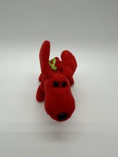 Original Ty Beanie Babies Jingle Beanies ROVER the Red Dog 4.5"
