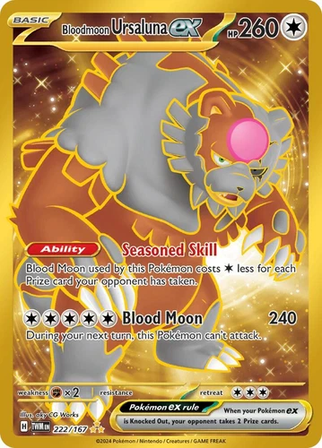 Bloodmoon Ursaluna Ex 222/167 Sv06: Twilight Masquerade