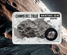 Campo del Cielo Iron Meteorite – Authentic Space Rock, Certified and Historical 