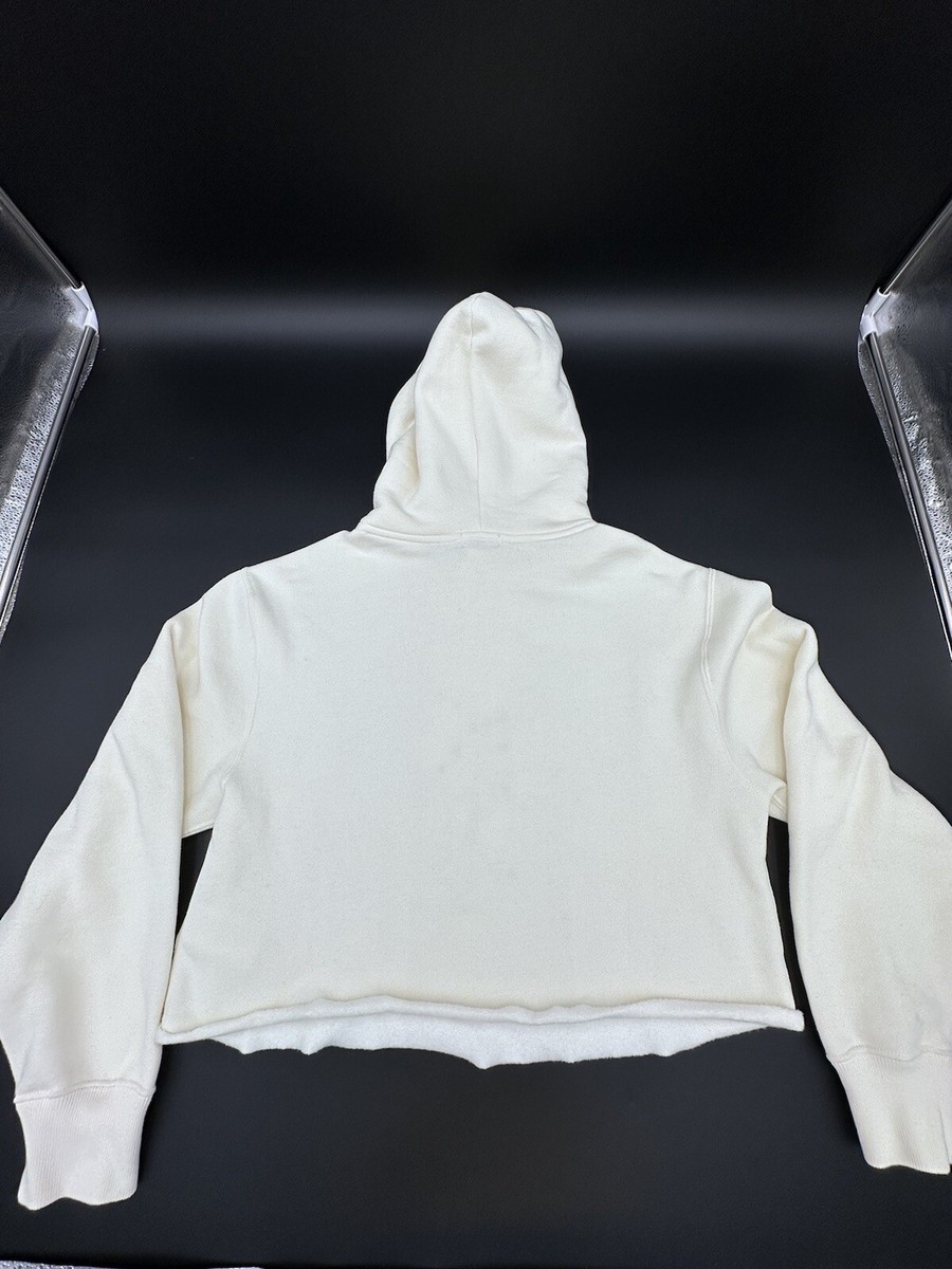 Polo Bear Ralph Lauren Hoodie Womens Large Cream White
