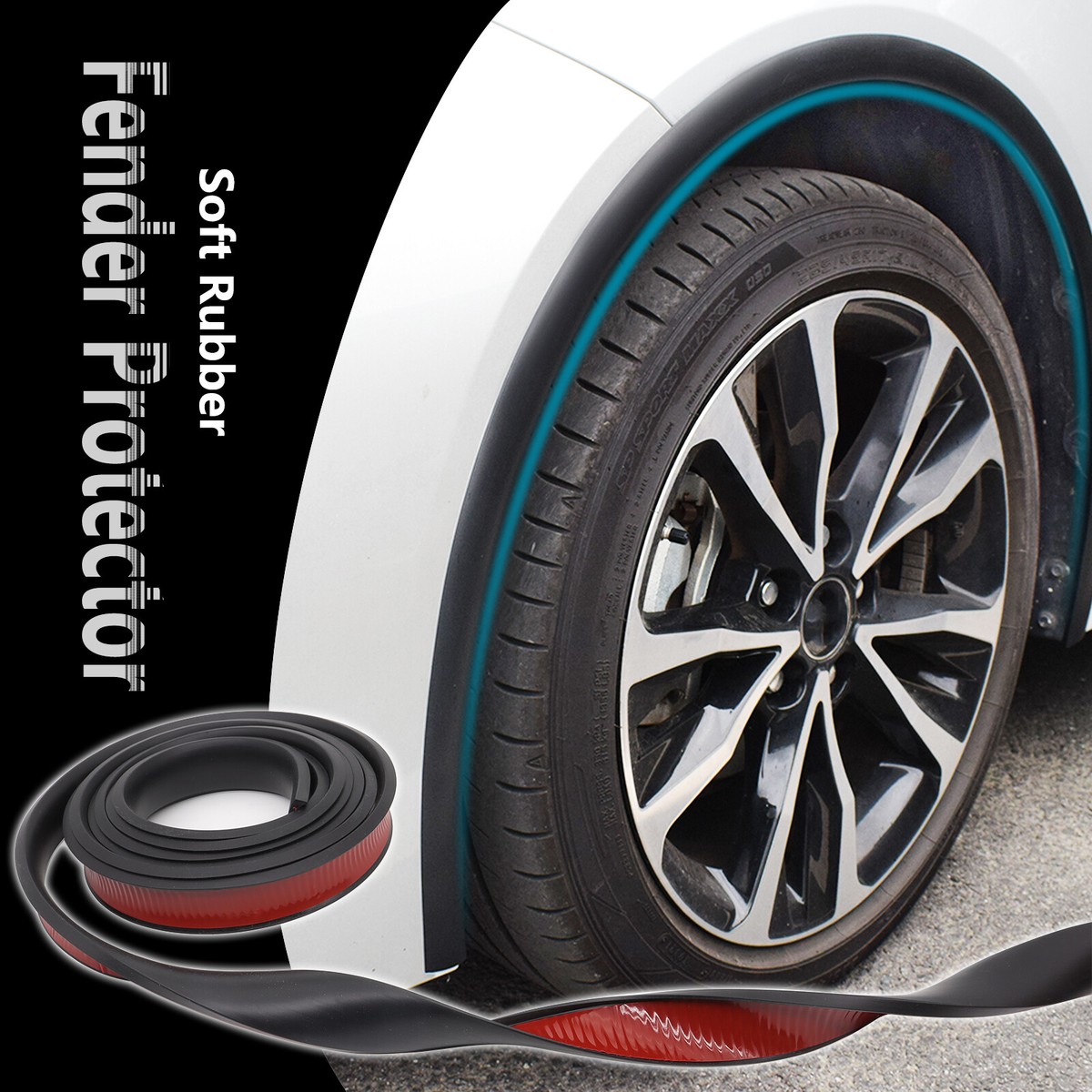 Radkastenverkleidung 1.5m - Schutzleisten Gegen Schmutz & Kratzer Für Auto & LKW