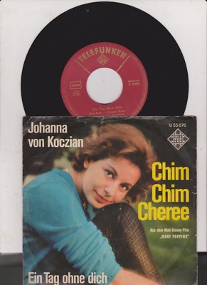 7  Johanna von Koczian - Chim Chim Cheree / Ein Tag ohne dich // Germany 1965