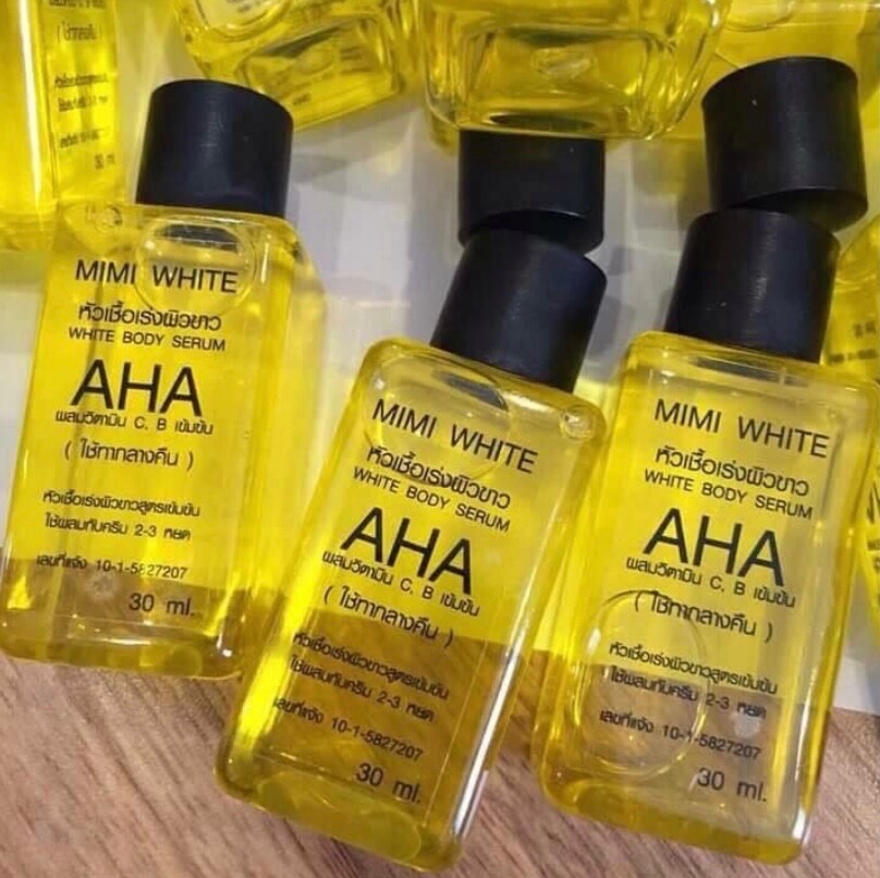 MIMI AHA White Body Serum Intensive Brightening Skin Mix Vitamin