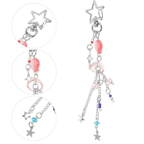 Jellyfish Keychain Miss Bag Charms for Handbags Phone Accessories - Zdjęcie 11 z 12