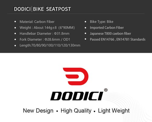Road MTB Bike 6/17 Degree Carbon 3K Glossy 31.8MM Stem Bicycle Stems 70-120mm - Picture 7 of 23