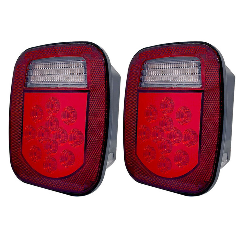 Pair For Jeep Wrangler YJ TJ CJ5 CJ7 39 LED Tail Lights Brake License