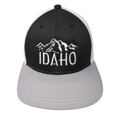 Idaho Mountain Snapback Mesh Back Trucker Hat Multi One Size The Game