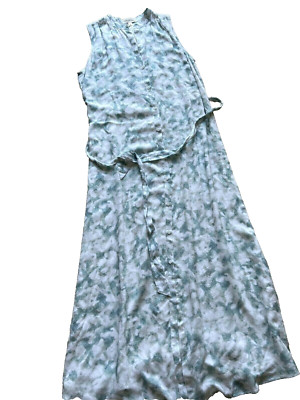 NWOT NEW CLOTH & STONE long rayon dress sleeveless  M MEDIUM C8074-X28-304