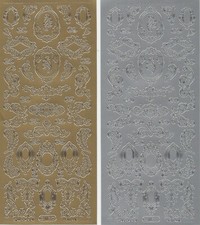 Self Adhesive Decoration Frames Peel Offs Stickers Card Making Craft Hobby - 113