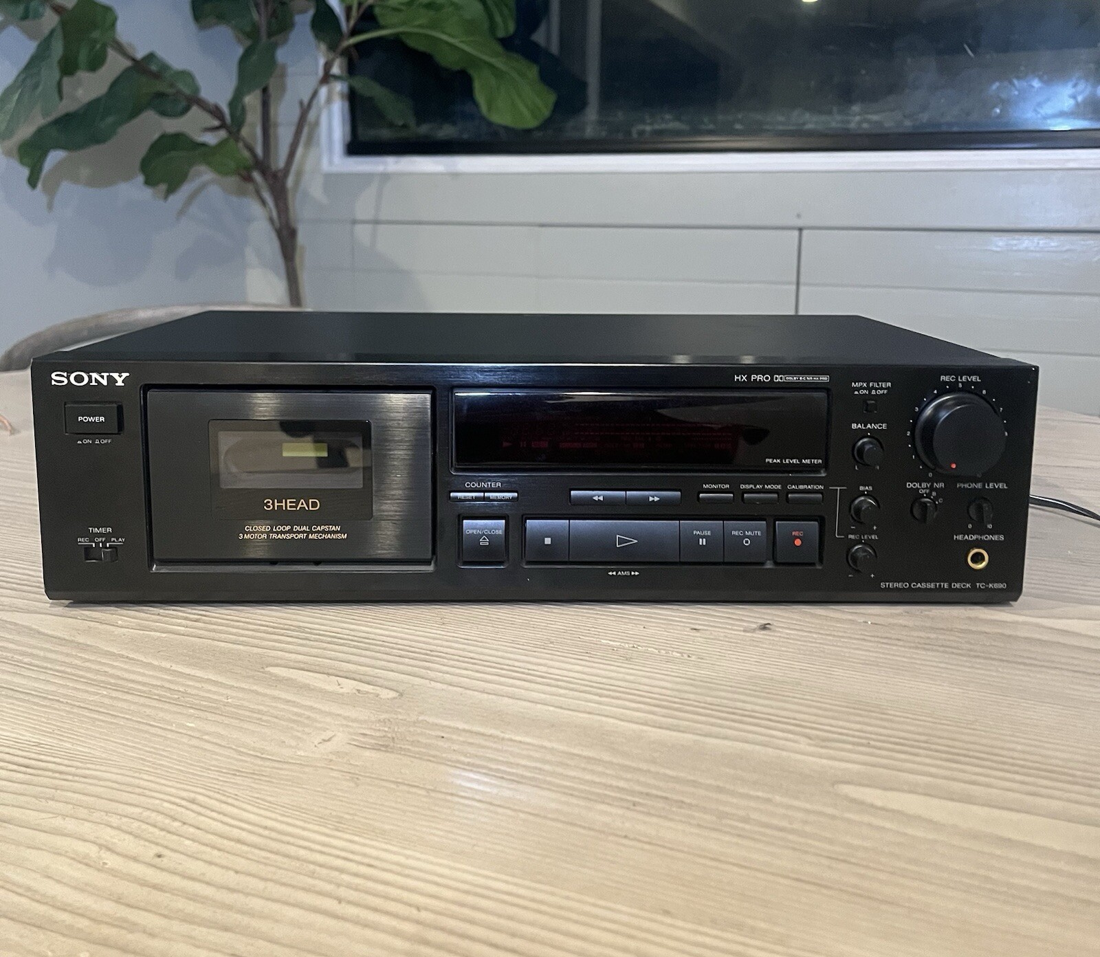TEAC V-8030s High End 3-Head Dual Capstan Dolby S HX Pro CASSETTE DECK
