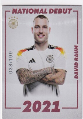 Panini DFB Team Set 2024 No. DEB-08 David Raum National Debut 38/199