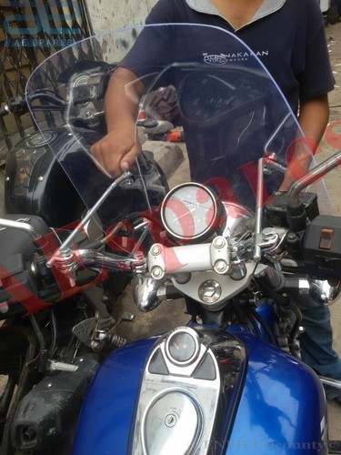 Fits Royal Enfield Universal Windshield With Fitting Kit Assembly AEs - Picture 8 of 15