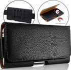 For iPhone 17 Air 16 15 14 13 Pro Max 12 11 Leather Belt Clip Holster Case Cover