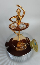 Ballerina Spieluhr 24 Karat vergoldet von Crystal Temptation
