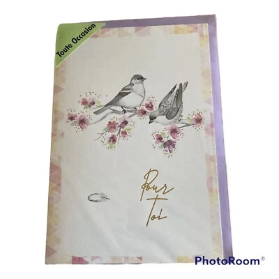 - Carte de Souhaits avec enveloppe - Toutes Occasions - Photo 1/2