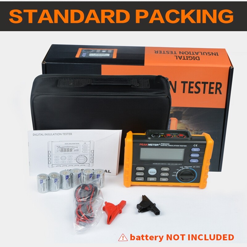 MS5205 Digital Insulation Resistance Tester megger 2500V 200GΩ
