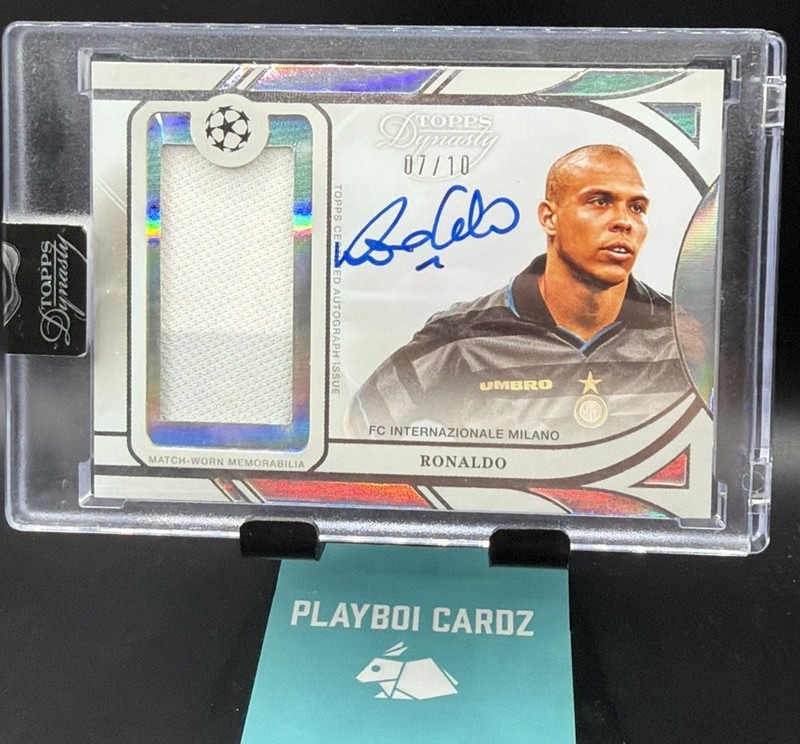 2024-25 Topps Dynasty UEFA Ronaldo Patch Auto Autograph #/10 Milano