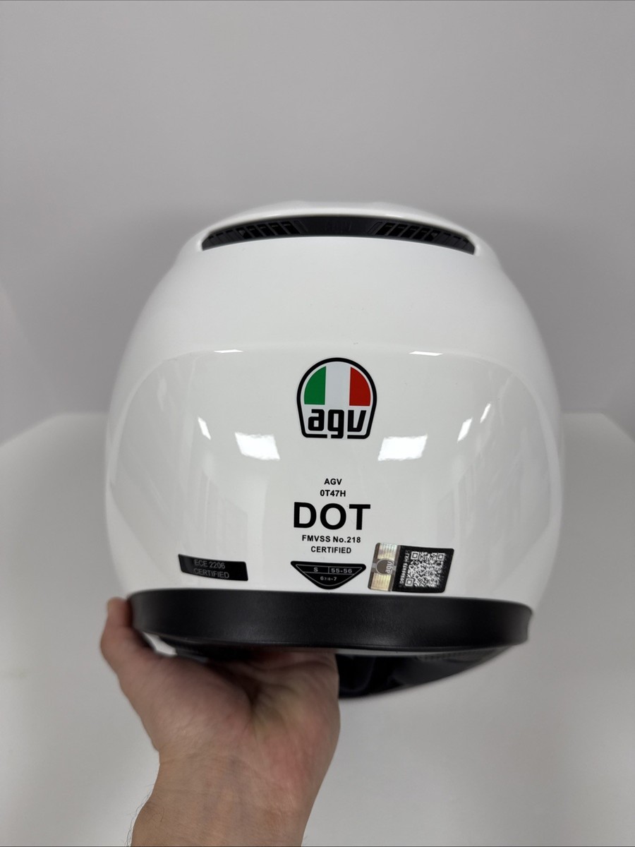 agv k3 gothic helmet white Mono around street helmet that takes safety AGV K3 Helmet - Rossi