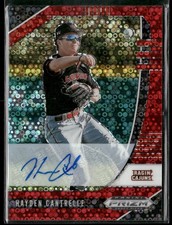 2020 Panini #PDP151 Hayden Cantrelle Base Autographs Red Donut Circles #/99