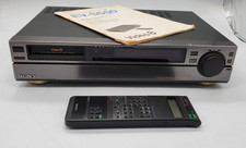 Sony EV-S550 Video8 8mm Tape Player Recorder  Remote VTG Japan -Parts or Repair