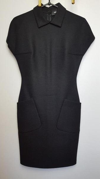 Women Dsquared² Dress Black Wool 32