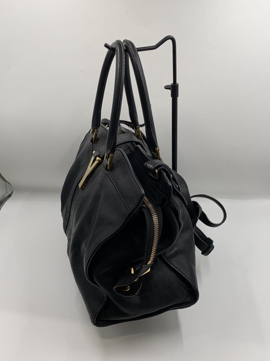 YVES SAINT LAURENT copri borsa a tracolla pelle chic nero 400666