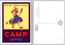 Continental Camp Coffee Child Advertisement Postcard