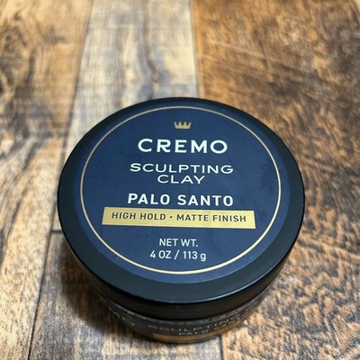 Cremo Barber Grade Hair Styling Palo Santo Sculpting Clay 4.oz