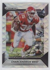 2016 Panini Prizm Blue Wave Prizm 13/149 Charcandrick West #184 1s8