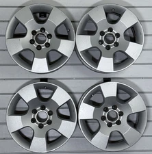 2009-2013 SUZUKI EQUATOR FACTORY OEM 16X7 SILVER ALLOY WHEELS RIMS 62464
