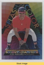 2022 Upper Deck Goodwin Champions Rainbow Color Wheel Jose Perdomo READ 0r46