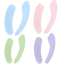 4 Pairs Toilet Seat Soft Cushion Mats for Bathroom Reusable Cover