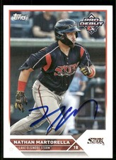 2023 Topps Pro Debut NATHAN MARTORELLA Signed Card autograph auto PADRES MARLINS