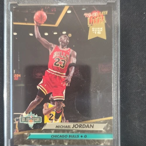 Fleer Ultra 1992-93 NBA Jam Session Top 20 Jammer Michael Jordan #216 Bulls