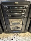 JVC PC-X102BK AM FM CD CASSETTE Portable System Player Boombox With Remote VTG